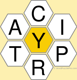 Spelling Bee &#34;Hive&#34; Board for November 30, 2018