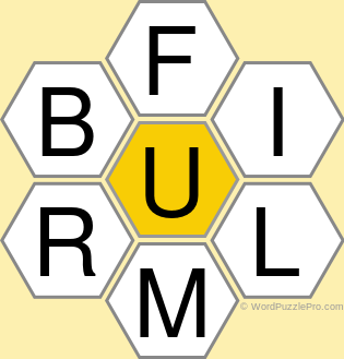 Spelling Bee &#34;Hive&#34; Board for July 26, 2019