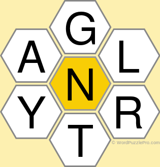 Spelling Bee &#34;Hive&#34; Board for September 14, 2019