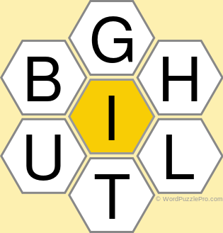 Spelling Bee &#34;Hive&#34; Board for June 28, 2020