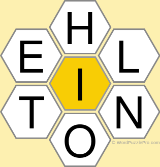 Spelling Bee &#34;Hive&#34; Board for December 31, 2020