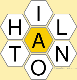 Spelling Bee &#34;Hive&#34; Board for August 30, 2021