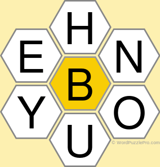 Spelling Bee &#34;Hive&#34; Board for January 25, 2022