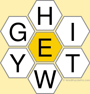 Spelling Bee &#34;Hive&#34; Board for May 6, 2022