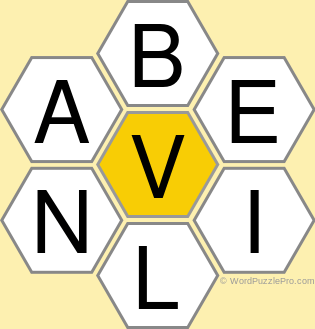 Spelling Bee &#34;Hive&#34; Board for June 30, 2022