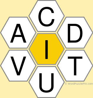 Spelling Bee &#34;Hive&#34; Board for August 9, 2022