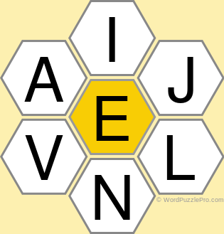 Spelling Bee &#34;Hive&#34; Board for August 15, 2022