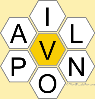 Spelling Bee &#34;Hive&#34; Board for December 26, 2022