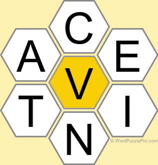 Spelling Bee &#34;Hive&#34; Board for March 3, 2023