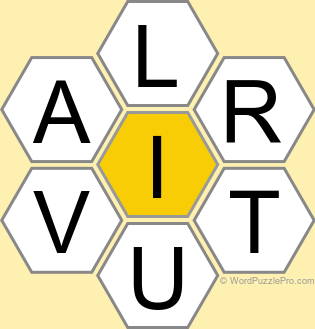 Spelling Bee &#34;Hive&#34; Board for April 21, 2023