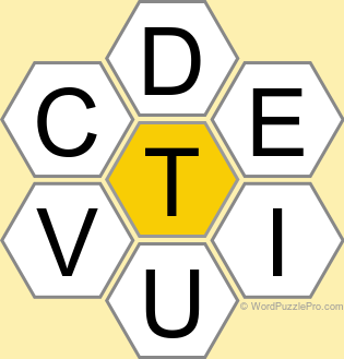 Spelling Bee &#34;Hive&#34; Board for May 24, 2023