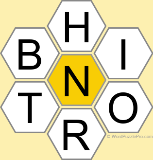 Spelling Bee &#34;Hive&#34; Board for May 25, 2023