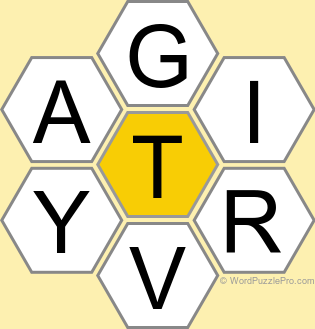 Spelling Bee &#34;Hive&#34; Board for October 15, 2023