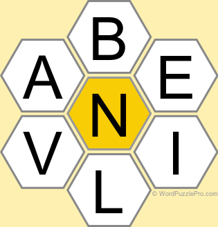 Spelling Bee &#34;Hive&#34; Board for December 12, 2023