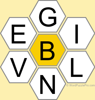 Spelling Bee &#34;Hive&#34; Board for March 22, 2024