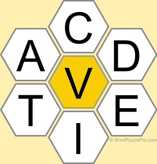 Spelling Bee &#34;Hive&#34; Board for May 22, 2024