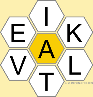 Spelling Bee &#34;Hive&#34; Board for July 23, 2024